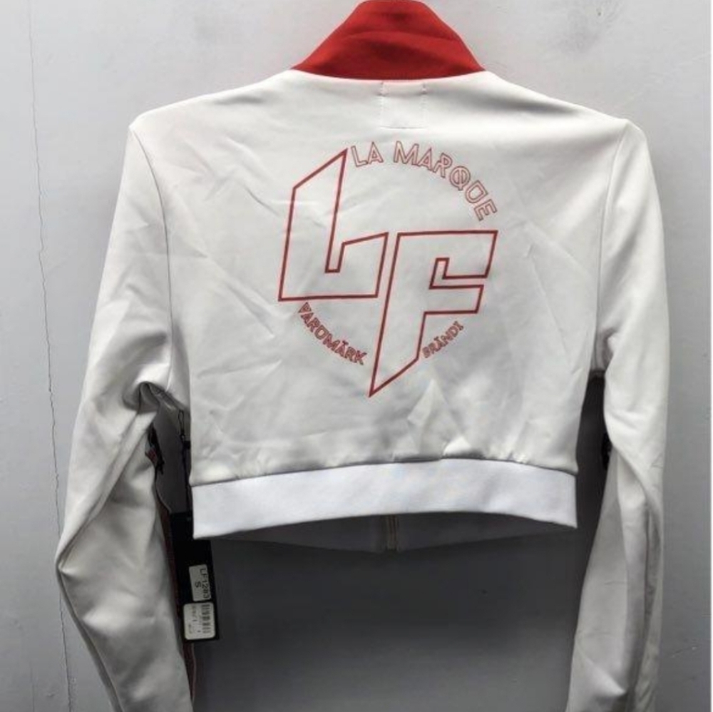 NWT!  LF The Brand Zip Up Atletic Jacket Crop - Picture 2 of 4
